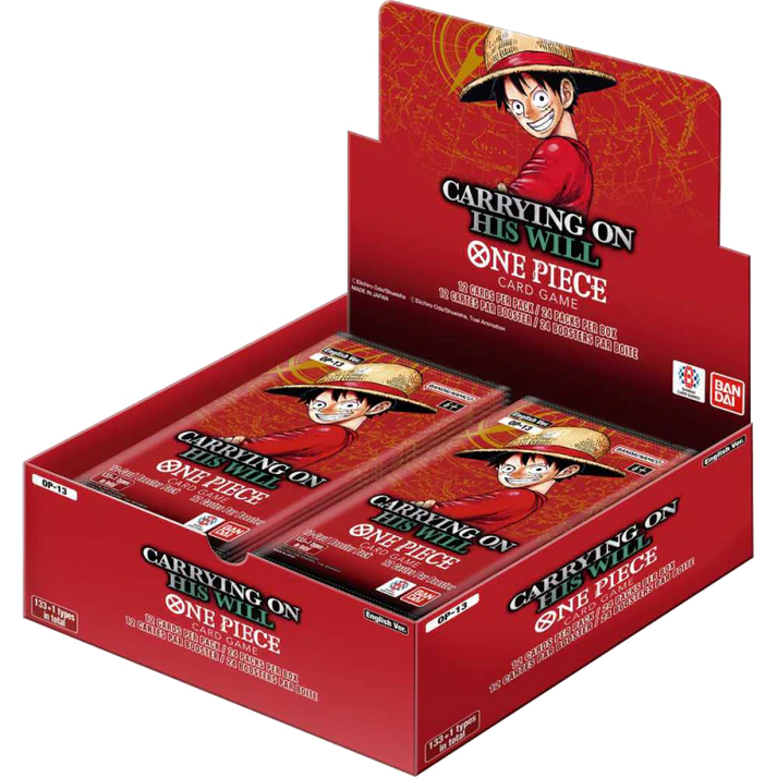 One Piece Card Game Carrying On His Will (OP13) Booster Box 24 packs - English