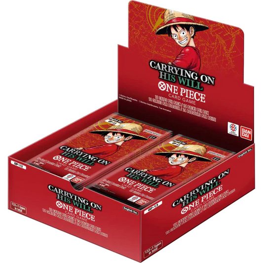 One Piece Card Game Carrying On His Will (OP13) Booster Box 24 packs - English