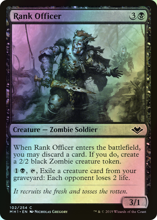 Rank Officer (MH1) #102 [EN/F]