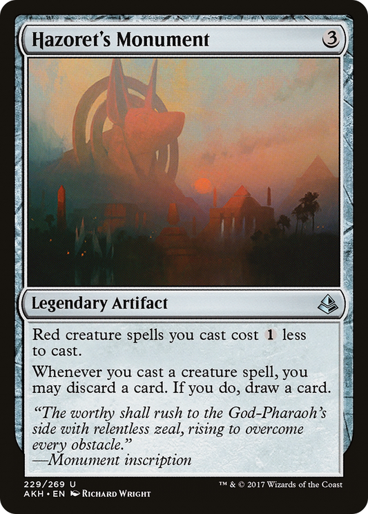 Hazoret's Monument (AKH) #229 [EN/N]