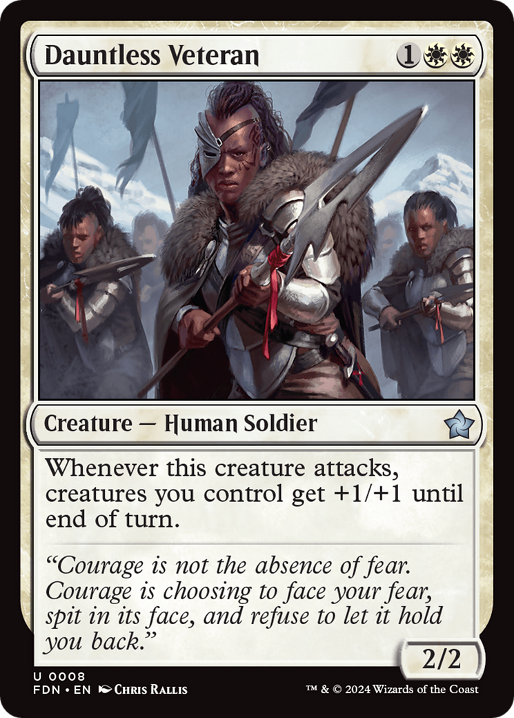 Dauntless Veteran (FDN) #8 [EN/N]