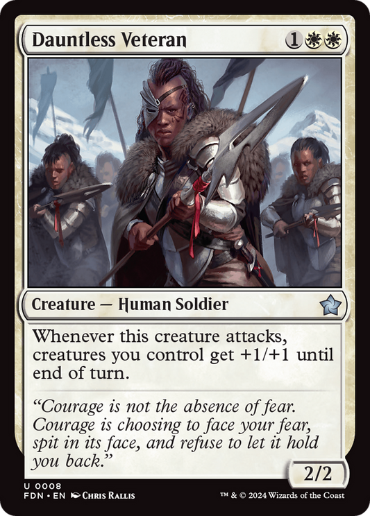 Dauntless Veteran (FDN) #8 [EN/N]