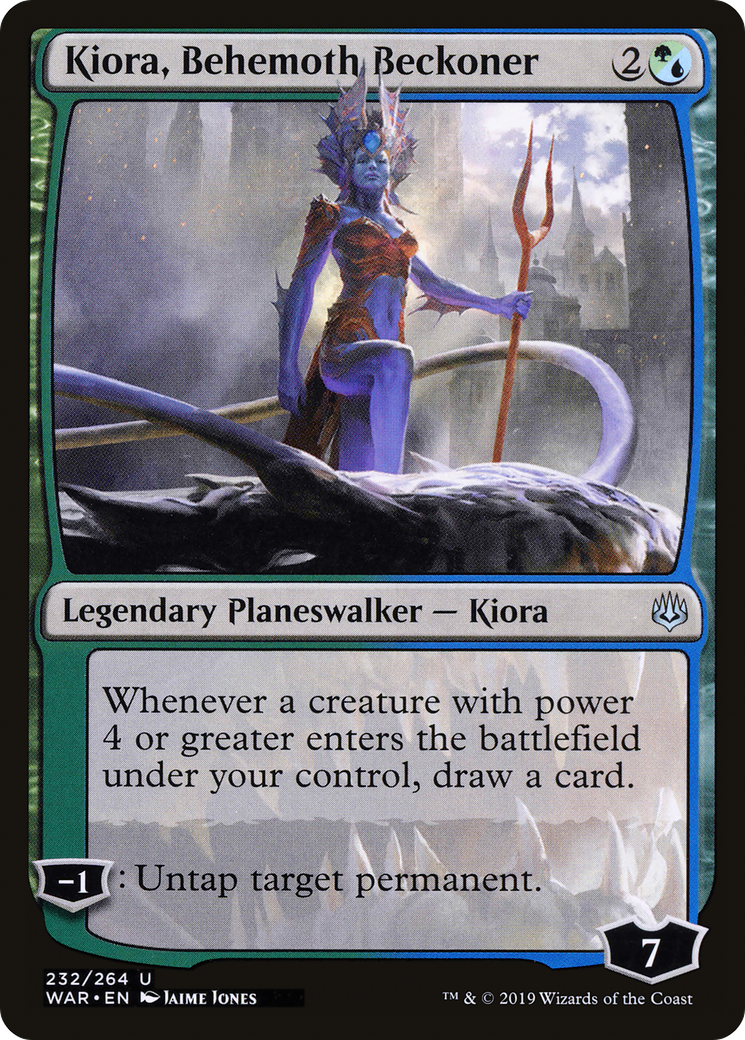 Kiora, Behemoth Beckoner (WAR) #232 [EN/N]