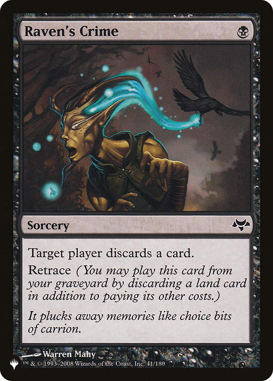 Raven's Crime (PLST) #EVE-41 [EN/N] s/o