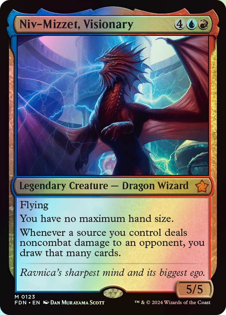 Niv-Mizzet, Visionary (FDN) #123 [EN/F] s/o