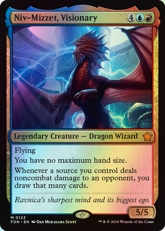 Niv-Mizzet, Visionary (FDN) #123 [EN/F] s/o