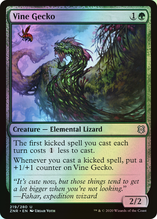 Vine Gecko (ZNR) #219 [EN/F]