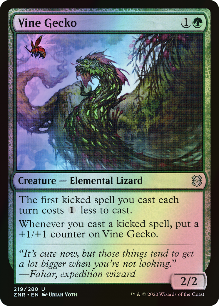 Vine Gecko (ZNR) #219 [EN/F]