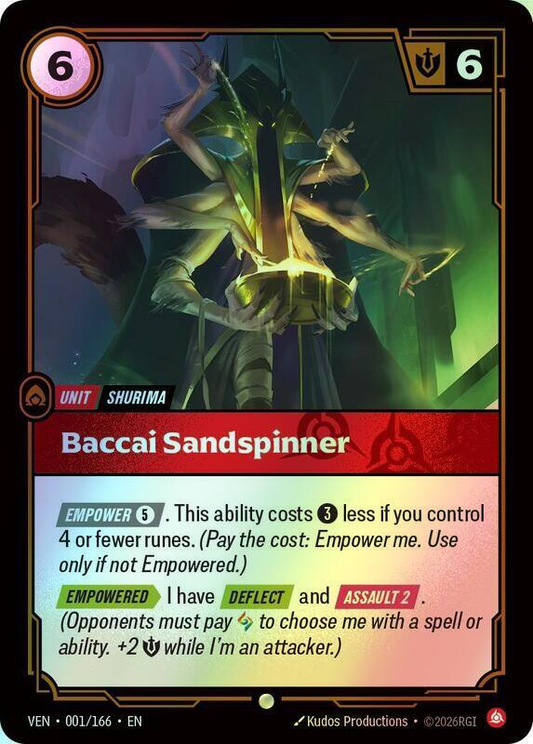 Baccai Sandspinner (VEN) #001 [EN/F]
