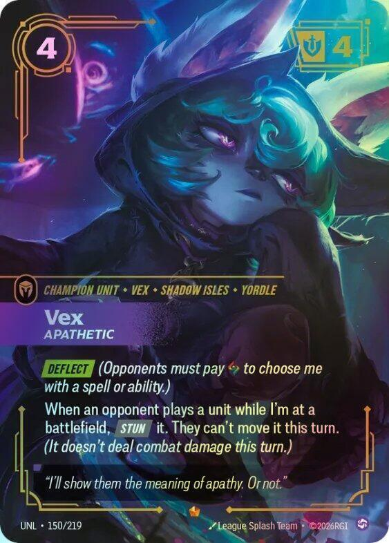 Vex, Apathetic (UNL) #150 [EN/F]
