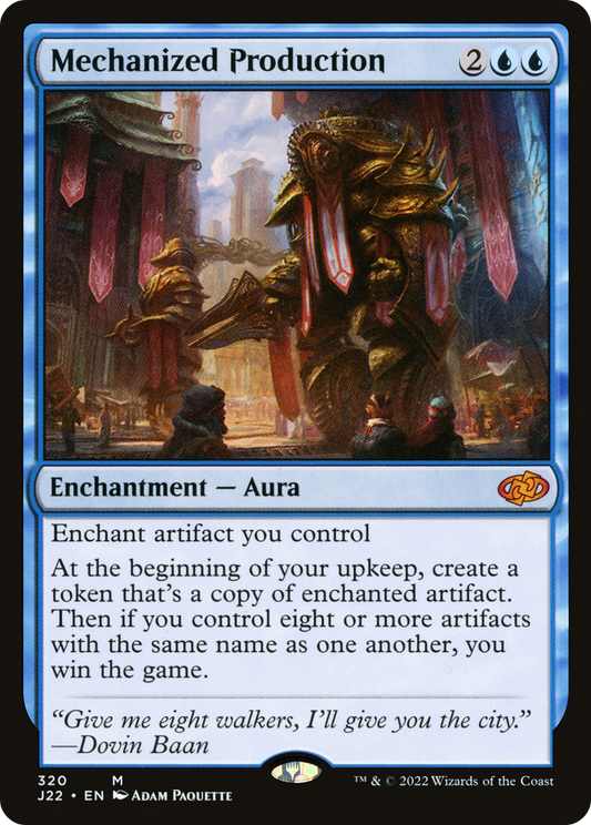 Mechanized Production (J22) #320 [EN/N] s/o