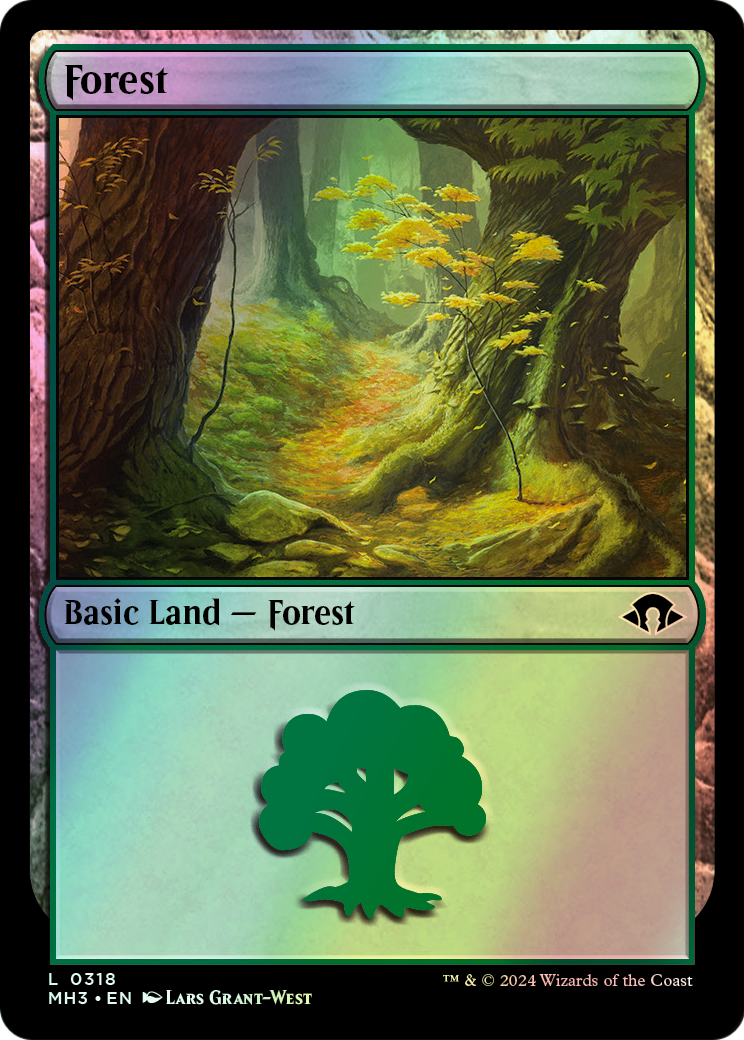 Forest (MH3) #318 [EN/F]