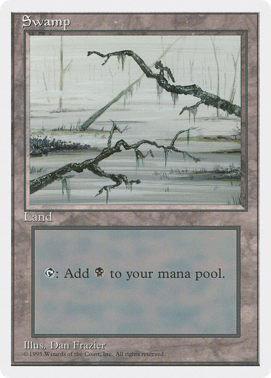 Swamp (4ED) #372 [EN/N]