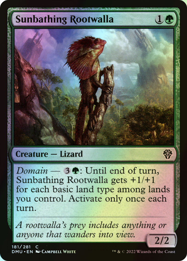 Sunbathing Rootwalla (DMU) #181 [EN/F]