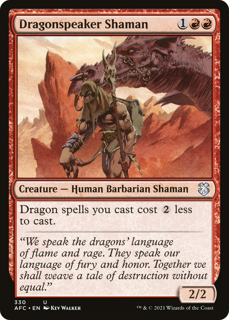 Dragonspeaker Shaman (AFC) #330 [EN/N]
