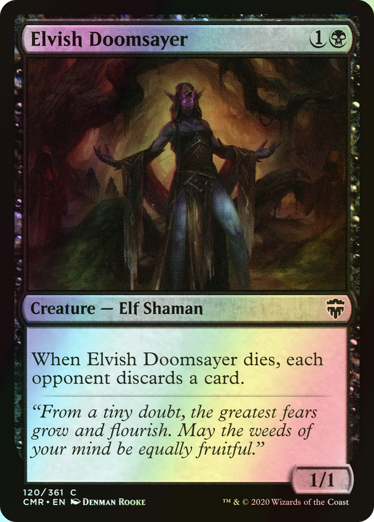 Elvish Doomsayer (CMR) #120 [EN/F]