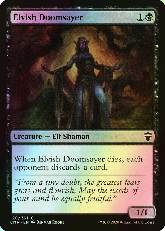 Elvish Doomsayer (CMR) #120 [EN/F]