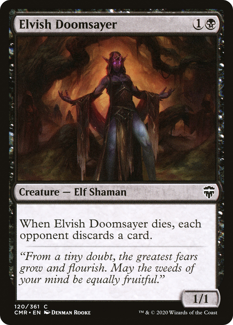 Elvish Doomsayer (CMR) #120 [EN/N]