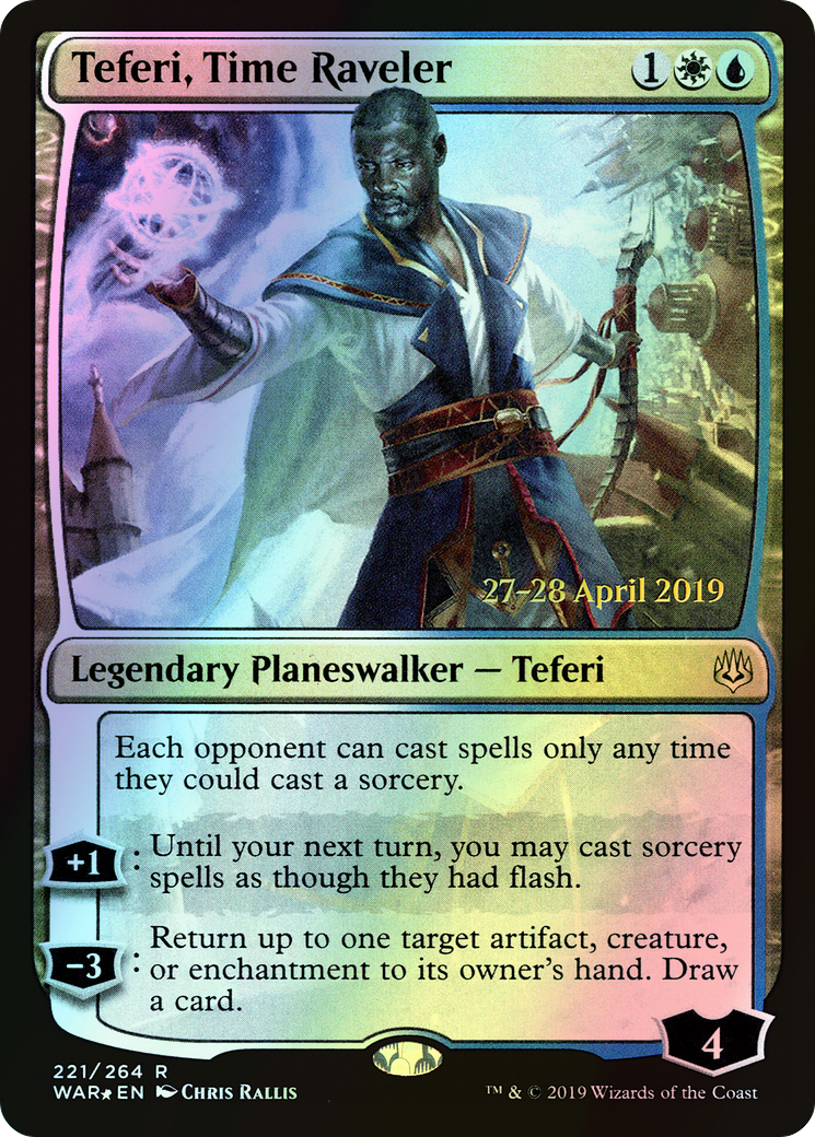 Teferi, Time Raveler (PWAR) #221s [EN/F] s/o