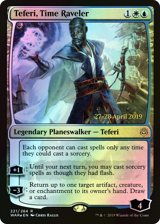 Teferi, Time Raveler (PWAR) #221s [EN/F] s/o