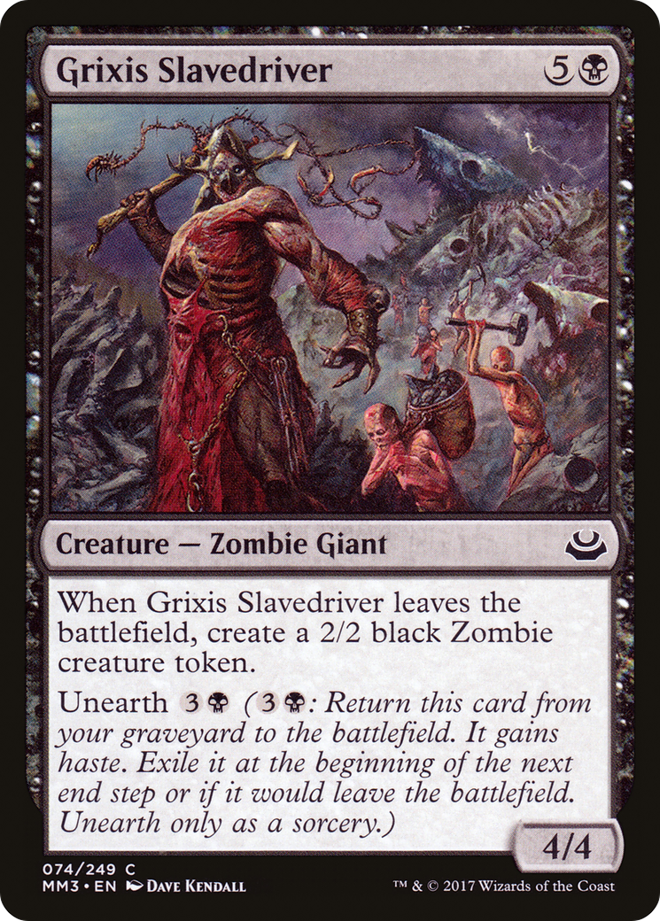 Grixis Slavedriver (MM3) #74 [EN/N] s/o