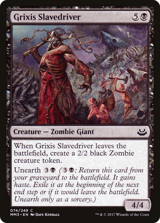 Grixis Slavedriver (MM3) #74 [EN/N] s/o