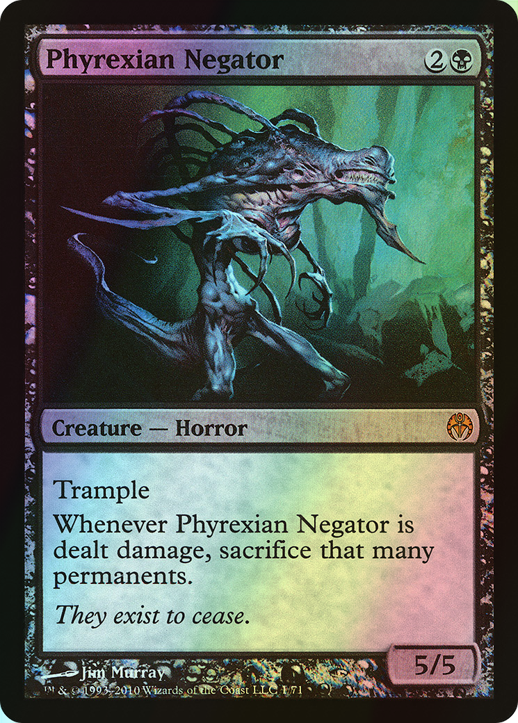Phyrexian Negator (DDE) #1 [EN/F] s/o