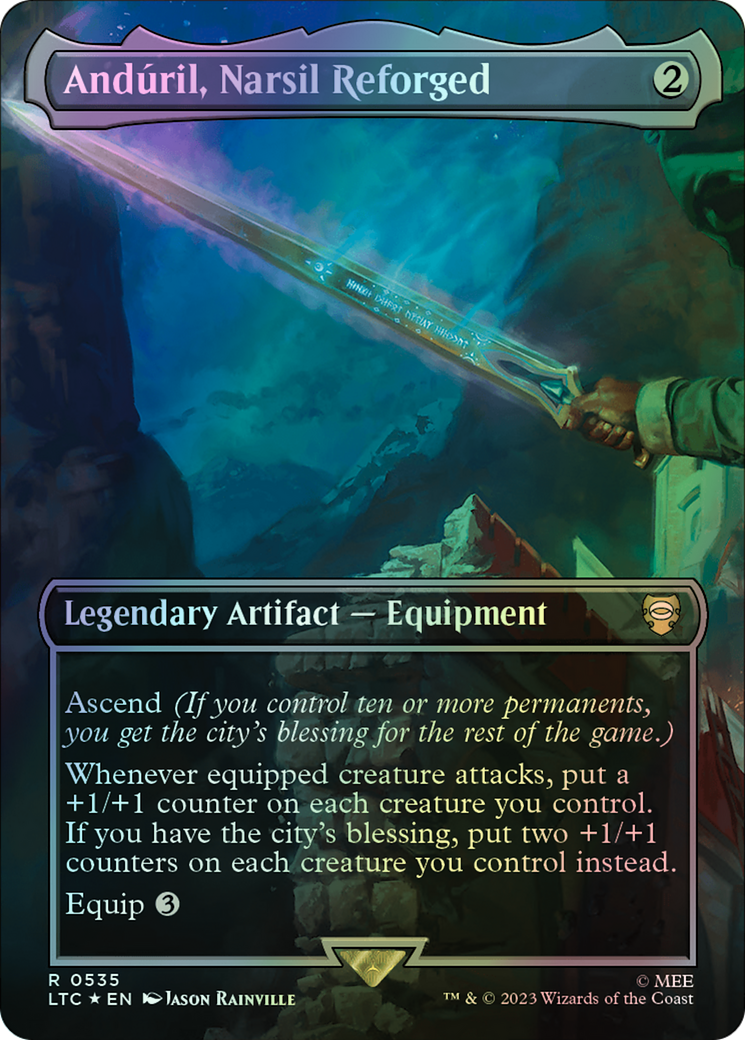 Andúril, Narsil Reforged - Surge Foil (LTC) #535 [EN/F] s/o