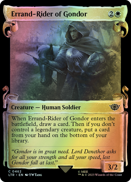 Errand-Rider of Gondor - Silver Foil (LTR) #462 [EN/F]