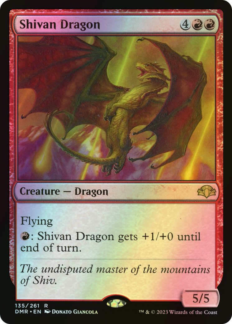 Shivan Dragon (DMR) #135 [EN/F]