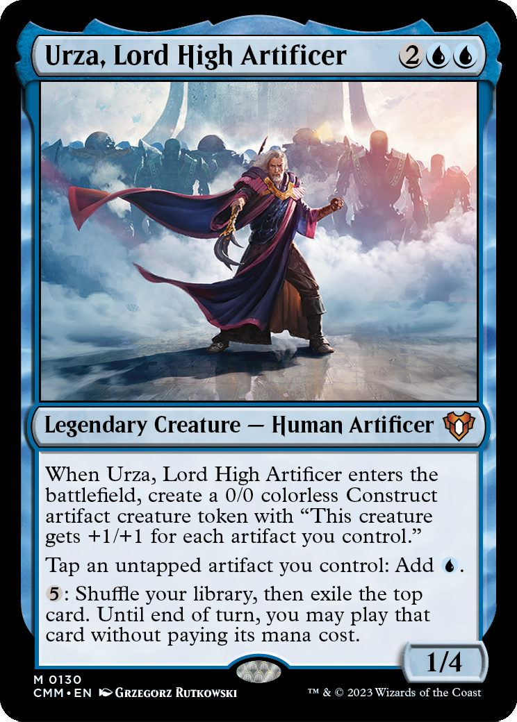 Urza, Lord High Artificer (CMM) #130 [EN/N]