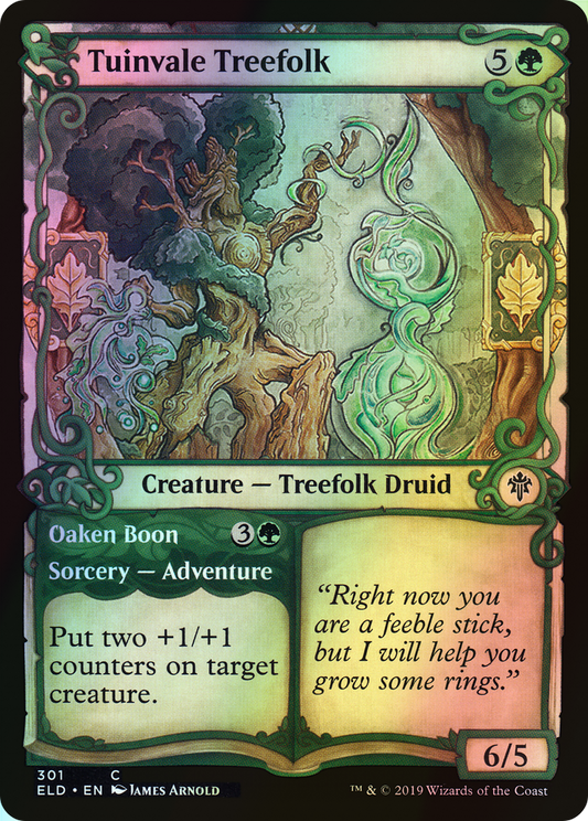 Tuinvale Treefolk // Oaken Boon (ELD) #301 [EN/F]