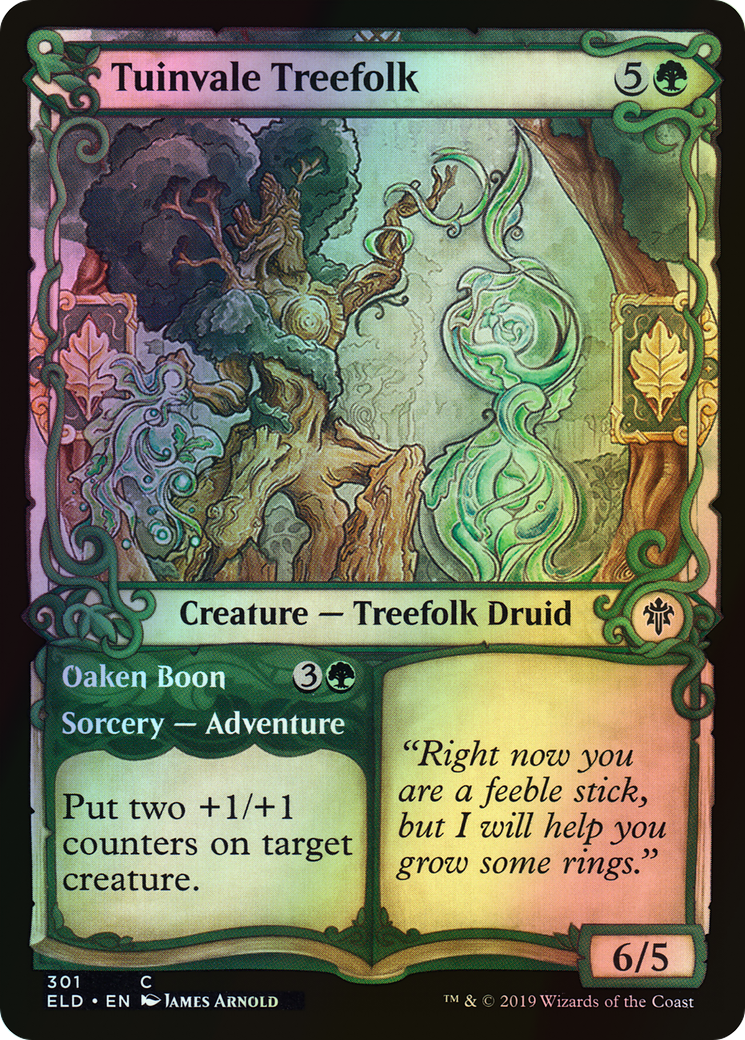 Tuinvale Treefolk // Oaken Boon (ELD) #301 [EN/F]