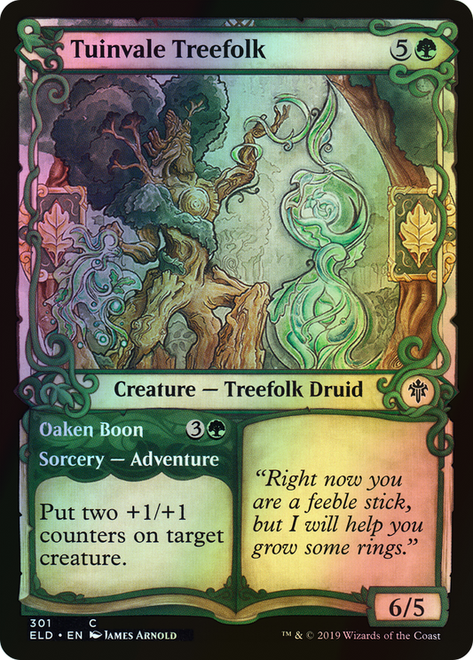 Tuinvale Treefolk // Oaken Boon (ELD) #301 [EN/F]