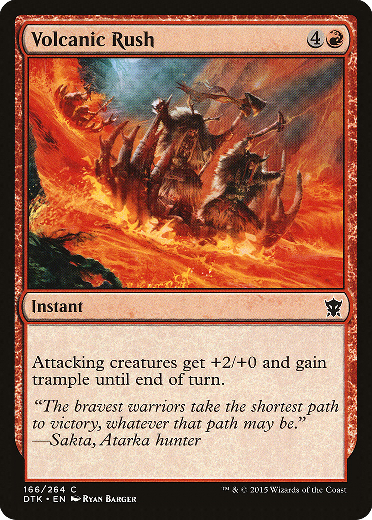 Volcanic Rush (DTK) #166 [EN/N]