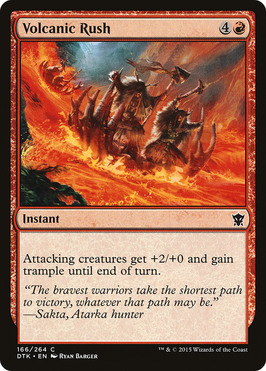 Volcanic Rush (DTK) #166 [EN/N]