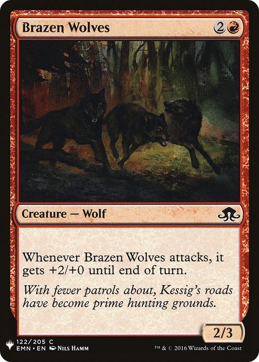 Brazen Wolves (PLST) #EMN-122 [EN/N]