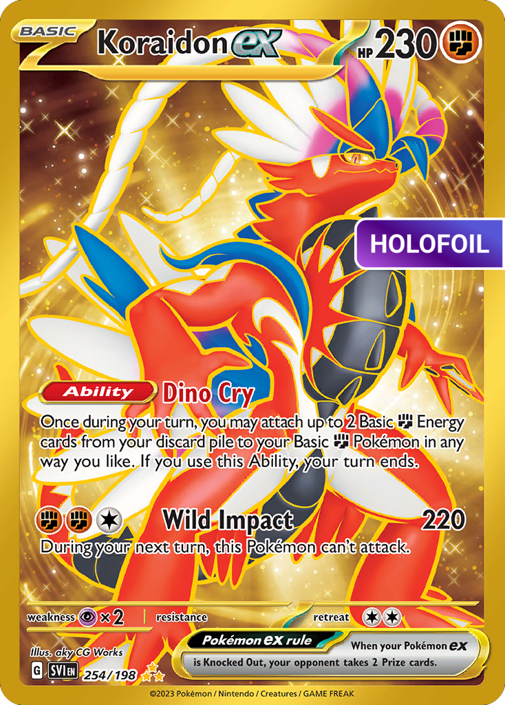 Koraidon ex - 254/198 (SVI) #254 [EN/H]