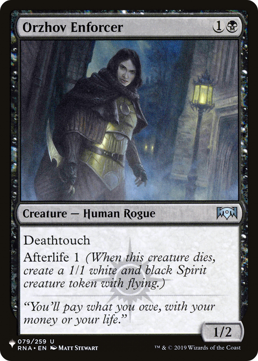 Orzhov Enforcer (PLST) #RNA-79 [EN/N]
