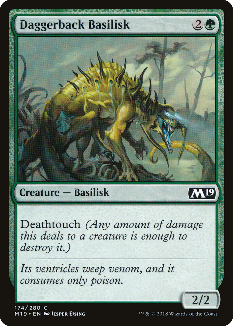 Daggerback Basilisk (M19) #174 [EN/N]