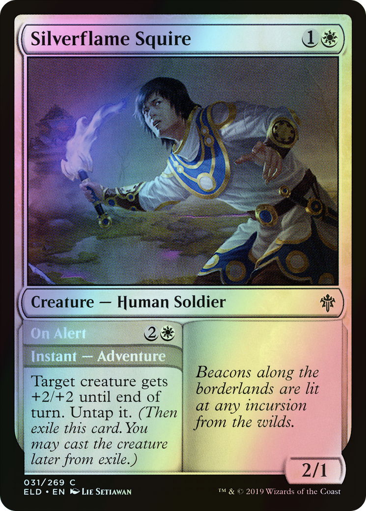 Silverflame Squire // On Alert (ELD) #31 [EN/F]