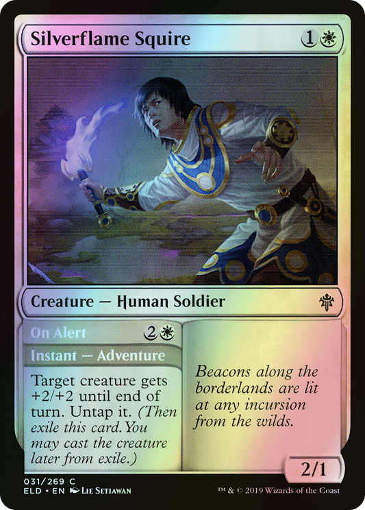 Silverflame Squire // On Alert (ELD) #31 [EN/F]