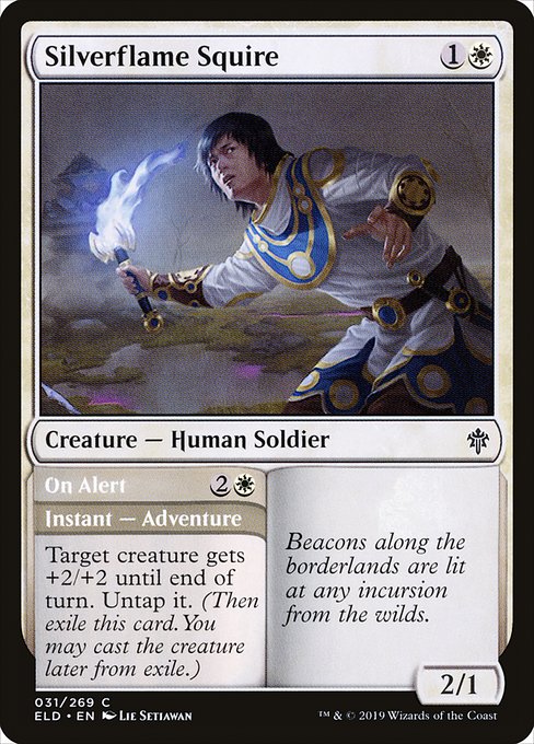 Silverflame Squire // On Alert (ELD) #31 [EN/N]