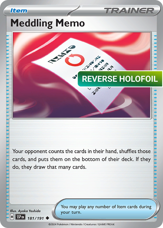 Meddling Memo (SSP) #181 [EN/R]