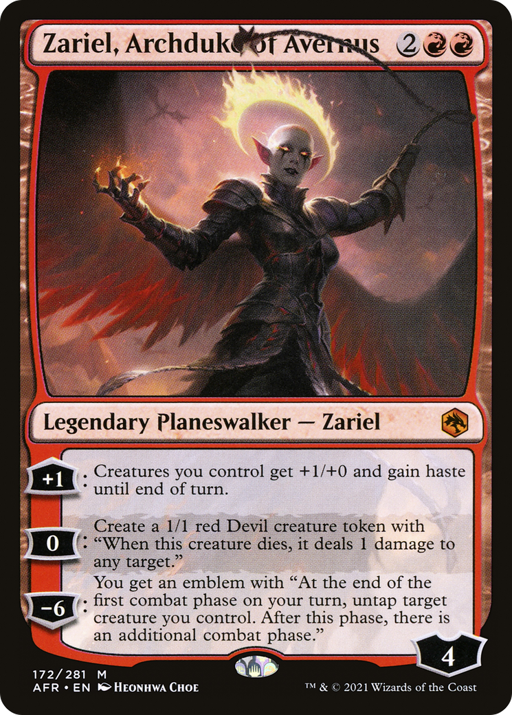 Zariel, Archduke of Avernus (AFR) #172 [EN/N]