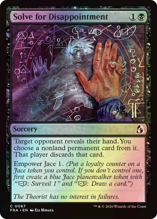 Solve for Disappointment (FRA) #67 [EN/F]