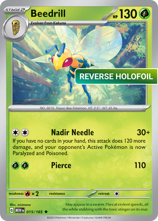 Beedrill (MEW) #015 [EN/R] s/o