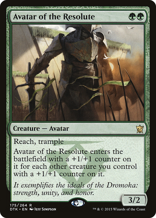 Avatar of the Resolute (DTK) #175 [EN/N] s/o