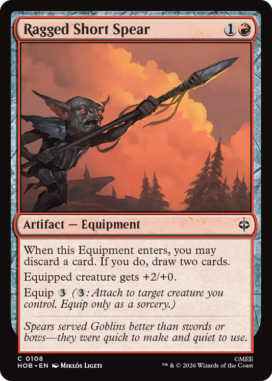 Ragged Short Spear (HOB) #108 [EN/N]
