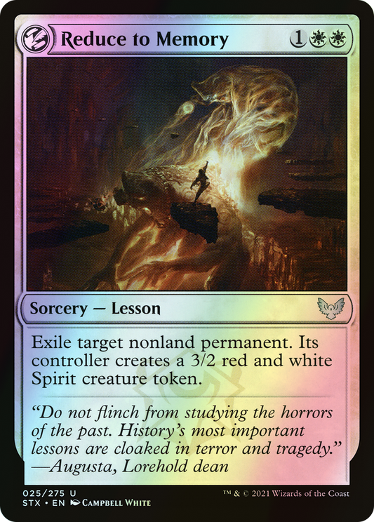 Reduce to Memory (STX) #25 [EN/F]